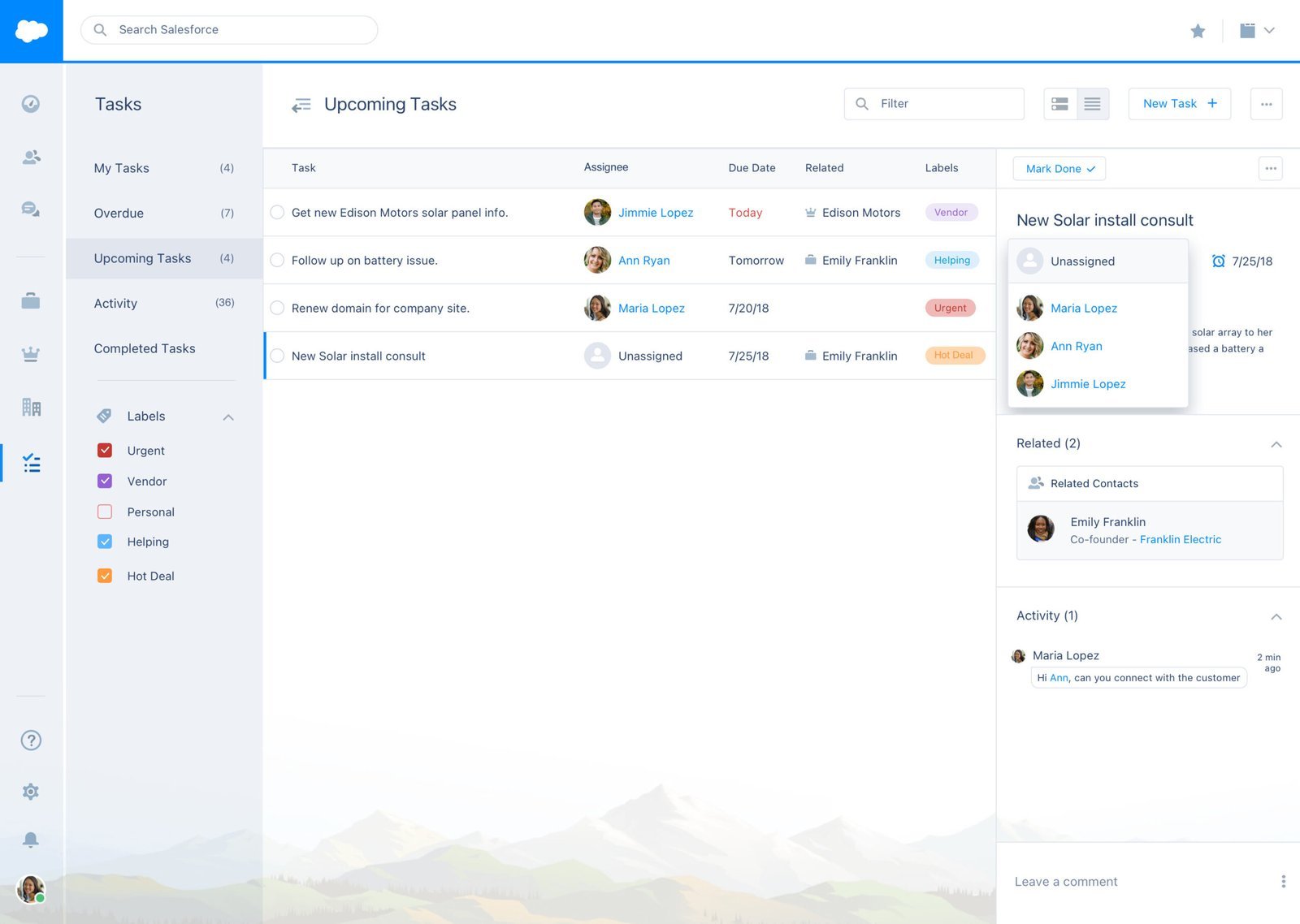 Conversational tasks